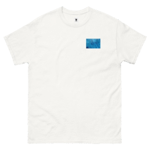 CAMISETA BLANCA MAR AZUL