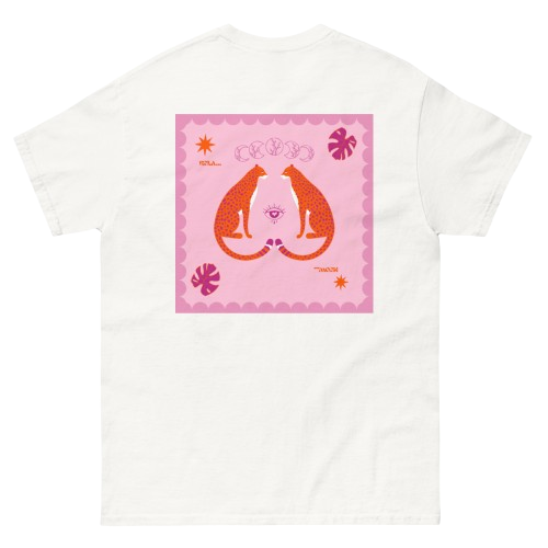 LEOPARD unisex-classic-tee-white-back